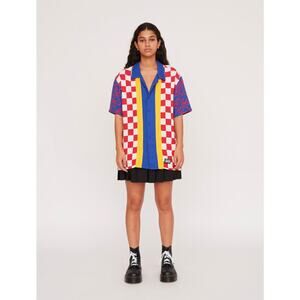 Lazy Oaf Check Please Checkerboard Bowling Shirt